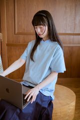 shesaidthat×common gull products. こんにちは、コーヒーでもどうですか?” stitch tee ”