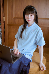 shesaidthat×common gull products. こんにちは、コーヒーでもどうですか?” stitch tee ”
