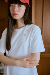 shesaidthat×common gull products. こんにちは、コーヒーでもどうですか?” stitch tee ”