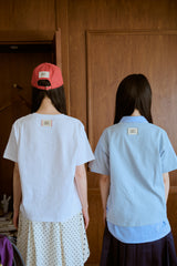 shesaidthat×common gull products. こんにちは、コーヒーでもどうですか?” stitch tee ”