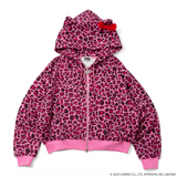 ×HELLO KITTY Eared Zip Hoodie