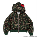 ×HELLO KITTY Eared Zip Hoodie
