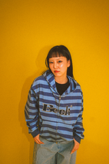 OG logo thermal zip hoodie