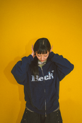 OG logo thermal zip hoodie