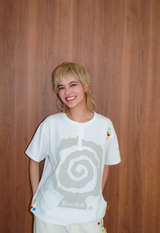 Round logo thermal Tee