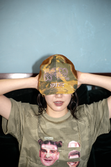 Baseball logo mesh cap