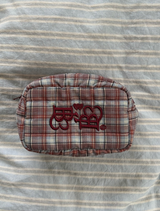 Baseball logo 체크 파우치