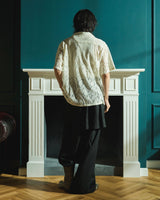 FLOWER BIJOU SHEER H/S 셔츠