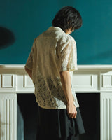 FLOWER BIJOU SHEER H/S 셔츠
