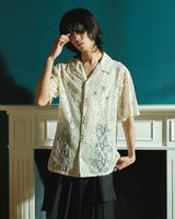 FLOWER BIJOU SHEER H/S 셔츠