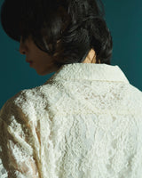 FLOWER BIJOU SHEER H/S 셔츠