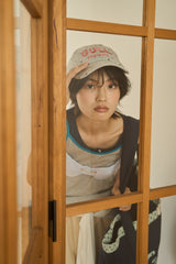 Rihikikomori-cap (polka dots)