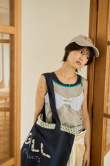 Rihikikomori-cap (polka dots)