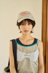 Rihikikomori-cap (polka dots)