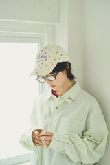 Rihikikomori-cap (polka dots)