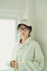 Rihikikomori-cap (polka dots)