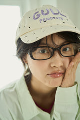 Rihikikomori-cap (polka dots)