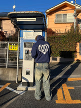 心臟徽標連帽衫