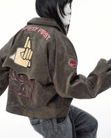 EX-JUMPSUIT JACKET (WITH EMBLEM)