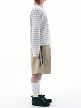 MULTI BORDER L/S TEE