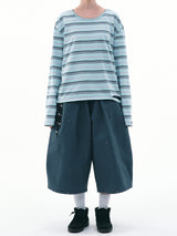 MULTI BORDER L/S TEE