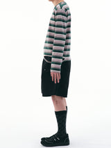 MULTI BORDER L/S TEE