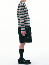 MULTI BORDER L/S TEE