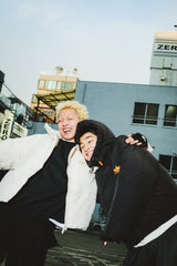 Space Logo Hooded Down Jacket