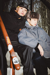 Space Logo Hooded Down Jacket