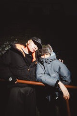 Space Logo Hooded Down Jacket