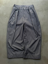 Wide Baggy Hook Western Slacks