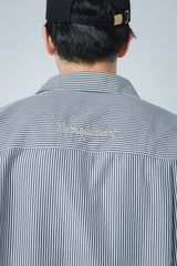 連鎖徽標條紋襯衫