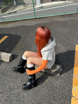 short sleeve zip hoodie