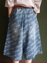 OG logo denim shorts