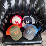 H logo mesh twill cap