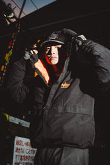 Space Logo Hooded Down Jacket