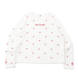 Random Heart Waffle Long Tee