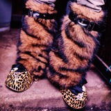 Faux Fur Leg Warmer【9090 girl】