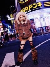 Faux Fur Leg Warmer【9090 girl】