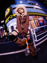 Faux Fur Leg Warmer【9090 girl】