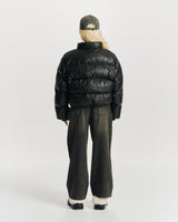 Rhinestone Buggy Denim Pants【9090 girl】