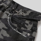 【HIROKI TSUZUKI】RHINESTONE PANTS