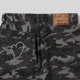 【HIROKI TSUZUKI】RHINESTONE PANTS