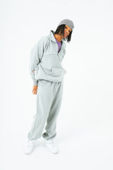 Half zip fleece setup