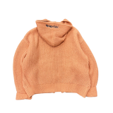 이중 지퍼 니트 까마귀