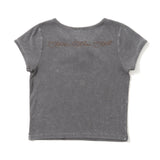 Pigment rhinestone tee