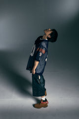 9090 × pH-1 水鑽牛仔短褲