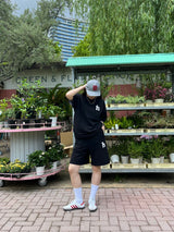 h flower logo short sleeve set up