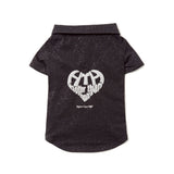 glitter heart logo hoodie (for pets)