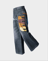 PISTOL HOLSTER COWBOY PRINT DENIM